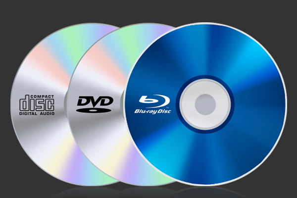 CD - DVD - Blu-Ray