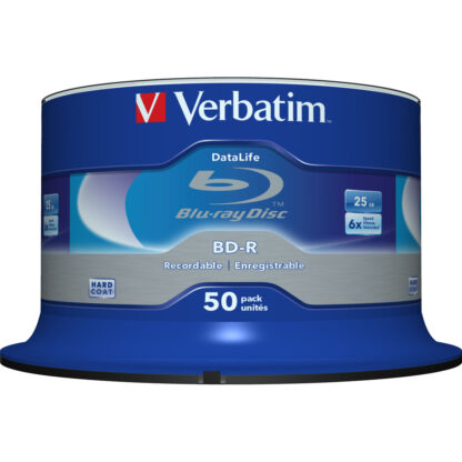 Blu-Ray BD-R Verbatim Datalife 50 Μονάδες 25 GB 6x