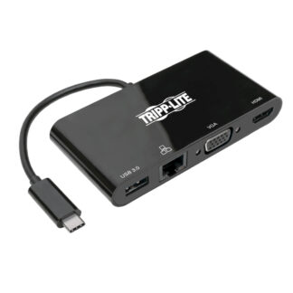 USB Hub Eaton U442-DOCK12-S Ασημί