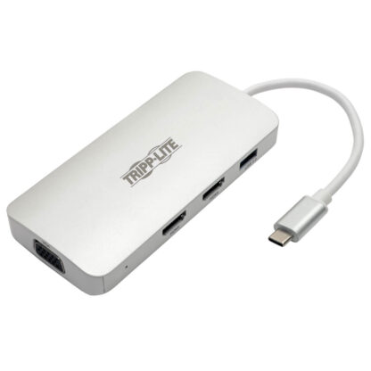 USB Hub Eaton U442-DOCK12-S Ασημί