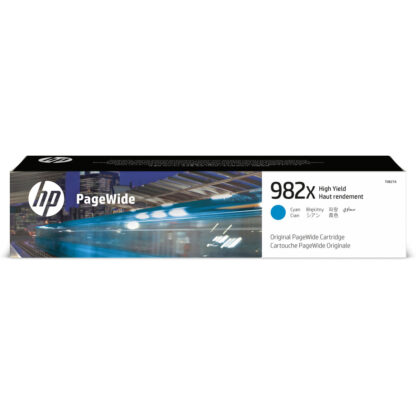 HP 982X High Yield Cyan Original PageWide Cartridge - Αυθεντικό Φυσίγγιο μελάνης T0B27A Κυανό