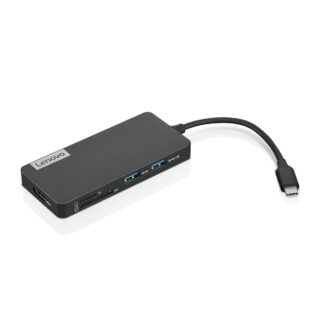 USB Hub LINDY 43354 Μαύρο