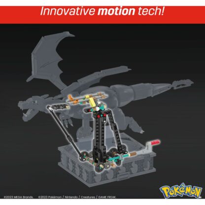 Κατασκευαστικό σετ Pokémon Mega Construx -  Motion Charizard 1664 Τεμάχια