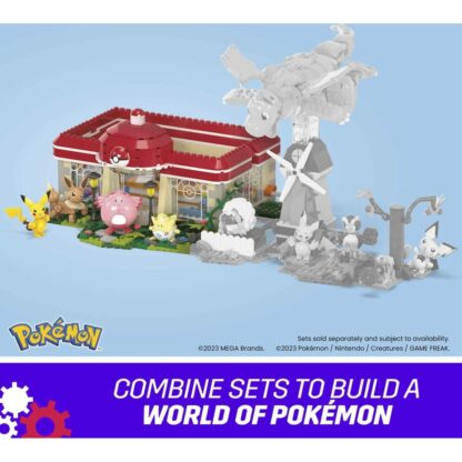 Κατασκευαστικό σετ Pokémon Mega Construx - Forest Pokémon Center 648 Τεμάχια