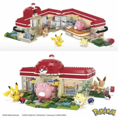 Κατασκευαστικό σετ Pokémon Mega Construx - Forest Pokémon Center 648 Τεμάχια