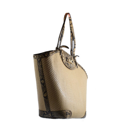 Γυναικεία Τσάντα Michael Kors 30T1GZYTT4W-NATURAL Καφέ 26-56 x 38 x 13 cm