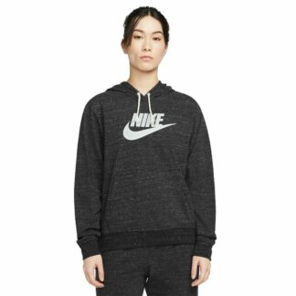 Γυναικείο Φούτερ με Κουκούλα Nike Sportswear Gym Vintage Μαύρο