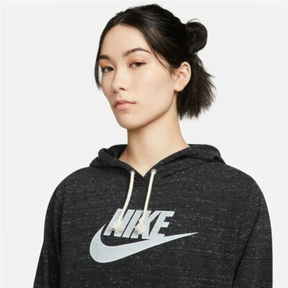 Γυναικείο Φούτερ με Κουκούλα Nike Sportswear Gym Vintage Μαύρο