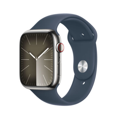 Smartwatch Apple S9 1,9" Μπλε Ασημί Ø 45 mm