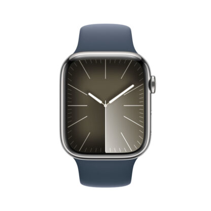 Smartwatch Apple S9 1,9" Μπλε Ασημί Ø 45 mm