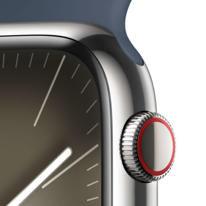 Smartwatch Apple S9 1,9" Μπλε Ασημί Ø 45 mm