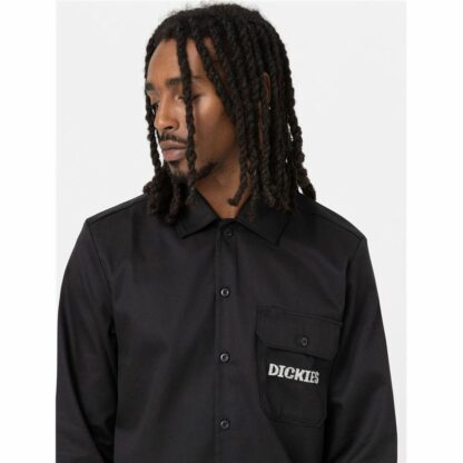 Ανδρικό Πουκάμισο με Μακρύ Μανίκι Dickies Wichita Μαύρο