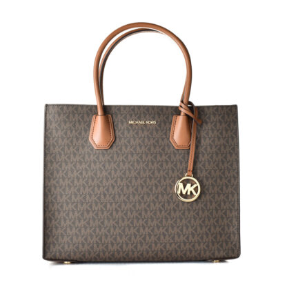 Γυναικεία Τσάντα Michael Kors MERCER Καφέ 32 x 26 x 13 cm