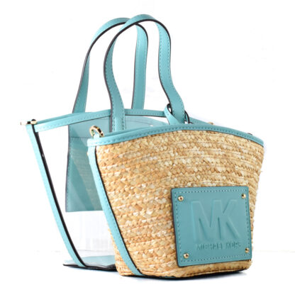 Γυναικεία Τσάντα Michael Kors 35T2G7KT5W-SEAFOAM Μπλε 25 x 19 x 10 cm