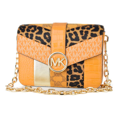 Γυναικεία Τσάντα Michael Kors 35F2GNML2Y-HNY-CMB-MULTI Κίτρινο 22 x 18 x 5 cm