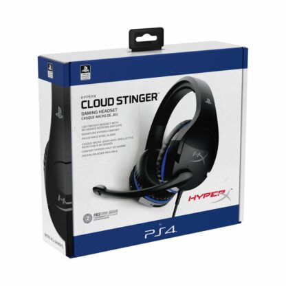 Ακουστικά με Μικρόφωνο για Gaming Hyperx HyperX Cloud Stinger PS5-PS4 Μαύρο/Μπλε Μπλε Μαύρο