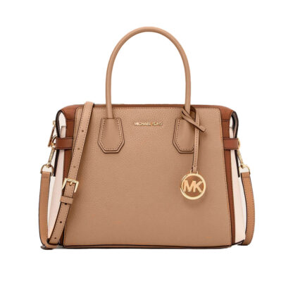 Γυναικεία Τσάντα Michael Kors MERCER CAMEL MULTI Καφέ 30 x 23 x 10 cm