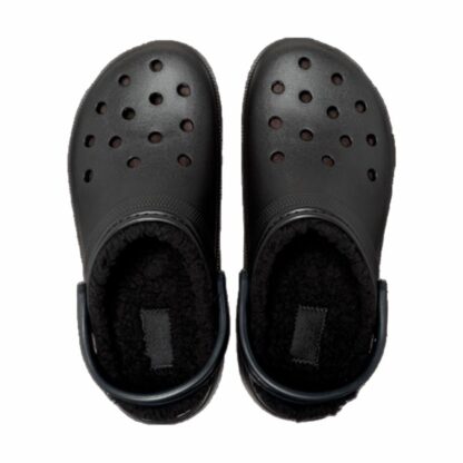 Τσόκαρα Crocs Classic Platform Lined Clog Μαύρο