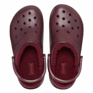 Τσόκαρα Crocs Classic Platform Lined Clog Μαύρο