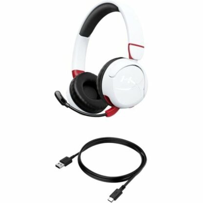 Ακουστικά με Μικρόφωνο για Gaming Hyperx Cloud Mini Λευκό Παιδικά