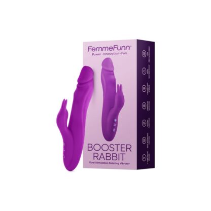 Συσκευή Δόνησης Dual Stimulation Vibe FemmeFunn Booster Rabbit Μωβ