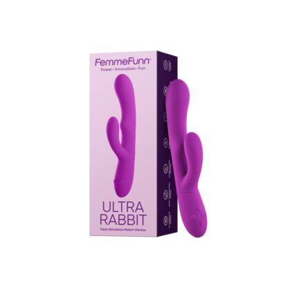 Συσκευή Δόνησης Dual Stimulation Vibe FemmeFunn Ultra Rabbit Μωβ