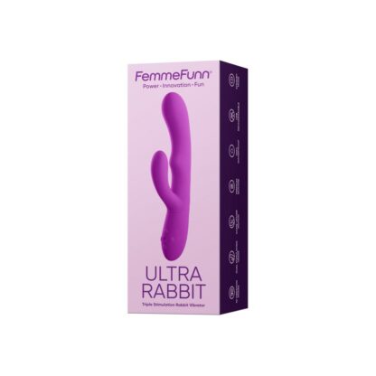 Συσκευή Δόνησης Dual Stimulation Vibe FemmeFunn Ultra Rabbit Μωβ