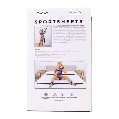 Σετ με Ρυθμιζόμενο Σχοινί για Δέσιμο Sportsheets