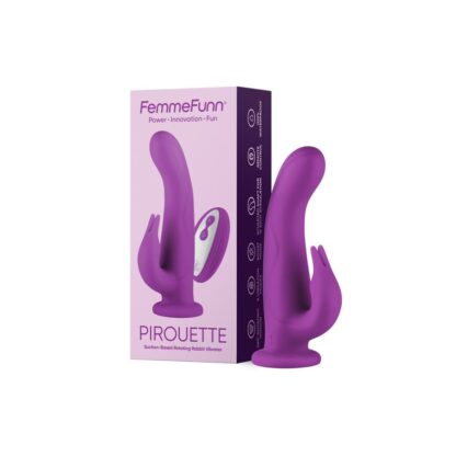 Συσκευή Δόνησης Dual Stimulation Vibe FemmeFunn Pirouette Μωβ