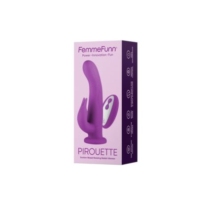 Συσκευή Δόνησης Dual Stimulation Vibe FemmeFunn Pirouette Μωβ