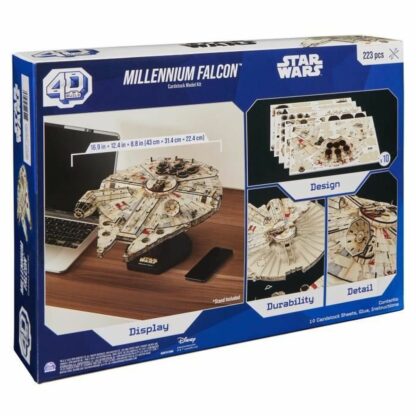 Παιχνίδι Kατασκευή Star Wars Millennium Falcon 223 piezas 43 x 31,4 x 22,4 cm Γκρι Πολύχρωμο