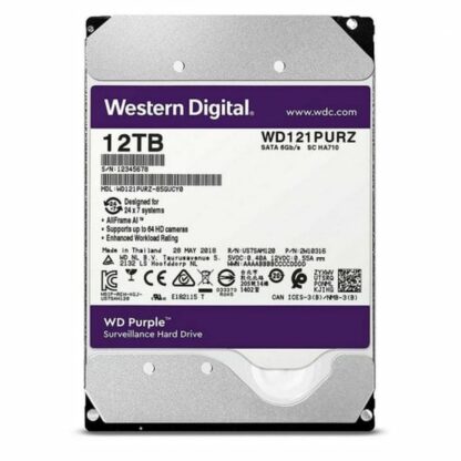 Σκληρός δίσκος Western Digital WD121PURZ 12 TB 3,5" 3,5" 12 TB