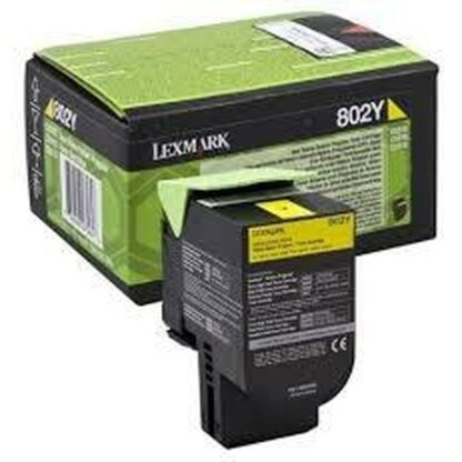 Lexmark 802Y 1K Yellow Return Program Toner Cartridge - Τόνερ Κίτρινο