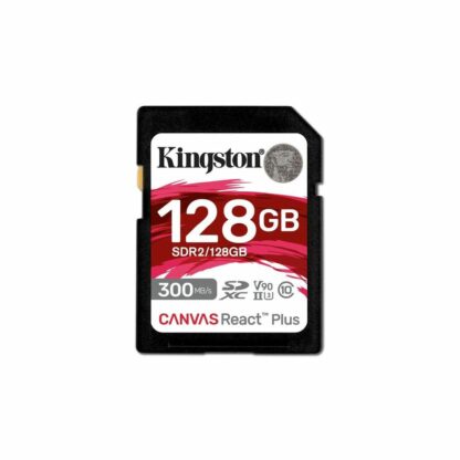 Κάρτα Μνήμης Micro SD με Αντάπτορα Kingston SDR2/128GB 128 GB 8K Ultra HD SDXC UHS-II