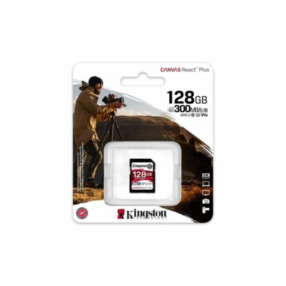 Κάρτα Μνήμης Micro SD με Αντάπτορα Kingston SDR2/128GB 128 GB 8K Ultra HD SDXC UHS-II