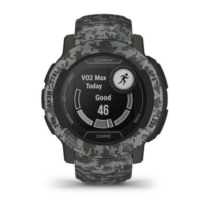 Smartwatch GARMIN Instinct 2 Camo Edition Σκούρο γκρίζο 0,9" Μαύρο Γραφίτης