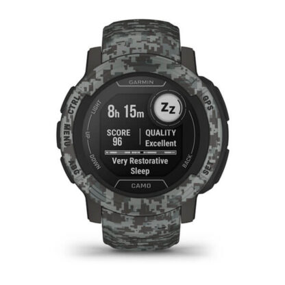 Smartwatch GARMIN Instinct 2 Camo Edition Σκούρο γκρίζο 0,9" Μαύρο Γραφίτης