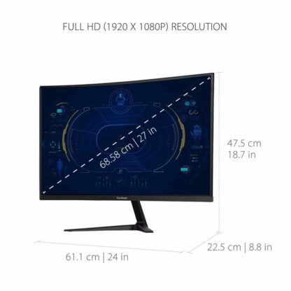 Οθόνη ViewSonic VX2718-PC-MHD 27" FHD LED 165 Hz 27"