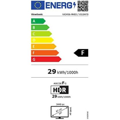 Οθόνη ViewSonic VA3456-MHDJ IPS 34"