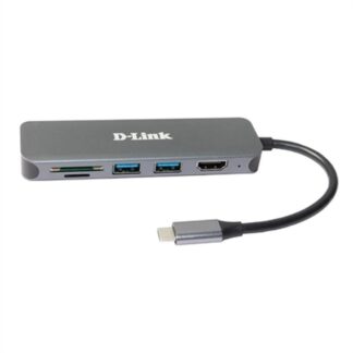 USB Hub D-Link DUB-2334 Γκρι