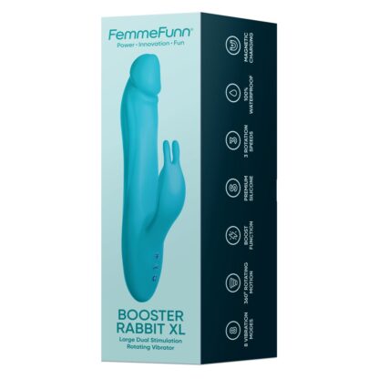 Δονητής σημείου G FemmeFunn BOOSTER RABBIT XL Μπλε