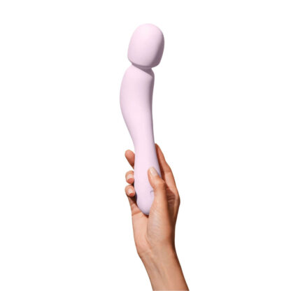 Δονητής Dame Com Wand Massager Quartz Λευκό Ροζ