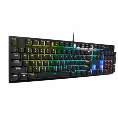 Πληκτρολόγιο Corsair Μαύρο γαλλικά QWERTY