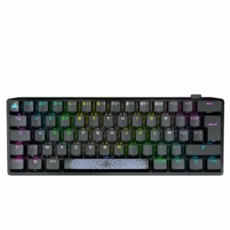 Bluetooth Πληκτρολόγιο Corsair K70 MAX RGB Μαύρο Γκρι γαλλικά AZERTY