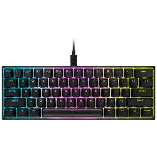 Πληκτρολόγιο Παιχνιδιού Corsair K65 Μαύρο Ισπανικό Qwerty