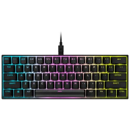 Πληκτρολόγιο Παιχνιδιού Corsair K65 RGB MINI 60% Mechanical Gaming Μαύρο Ισπανικό Qwerty