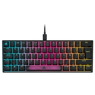 Πληκτρολόγιο Παιχνιδιού Corsair K65 RGB MINI 60% Mechanical Gaming Μαύρο Ισπανικό Qwerty