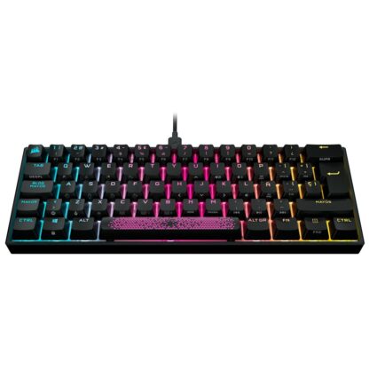 Πληκτρολόγιο Παιχνιδιού Corsair K65 Μαύρο Ισπανικό Qwerty