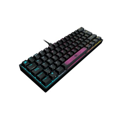 Πληκτρολόγιο Παιχνιδιού Corsair K65 Μαύρο Ισπανικό Qwerty