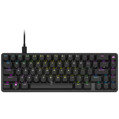 Πληκτρολόγιο Παιχνιδιού Corsair K65 PRO MINI Μαύρο Ισπανικό Qwerty